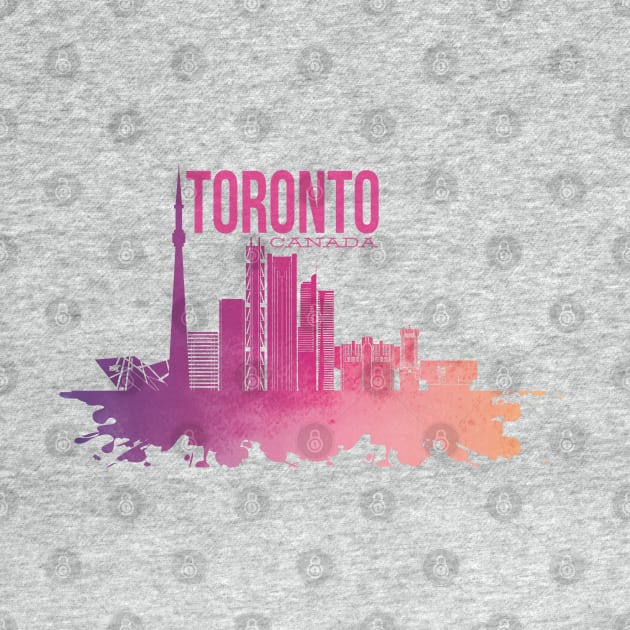 Toronto Canada Skyline by Safdesignx